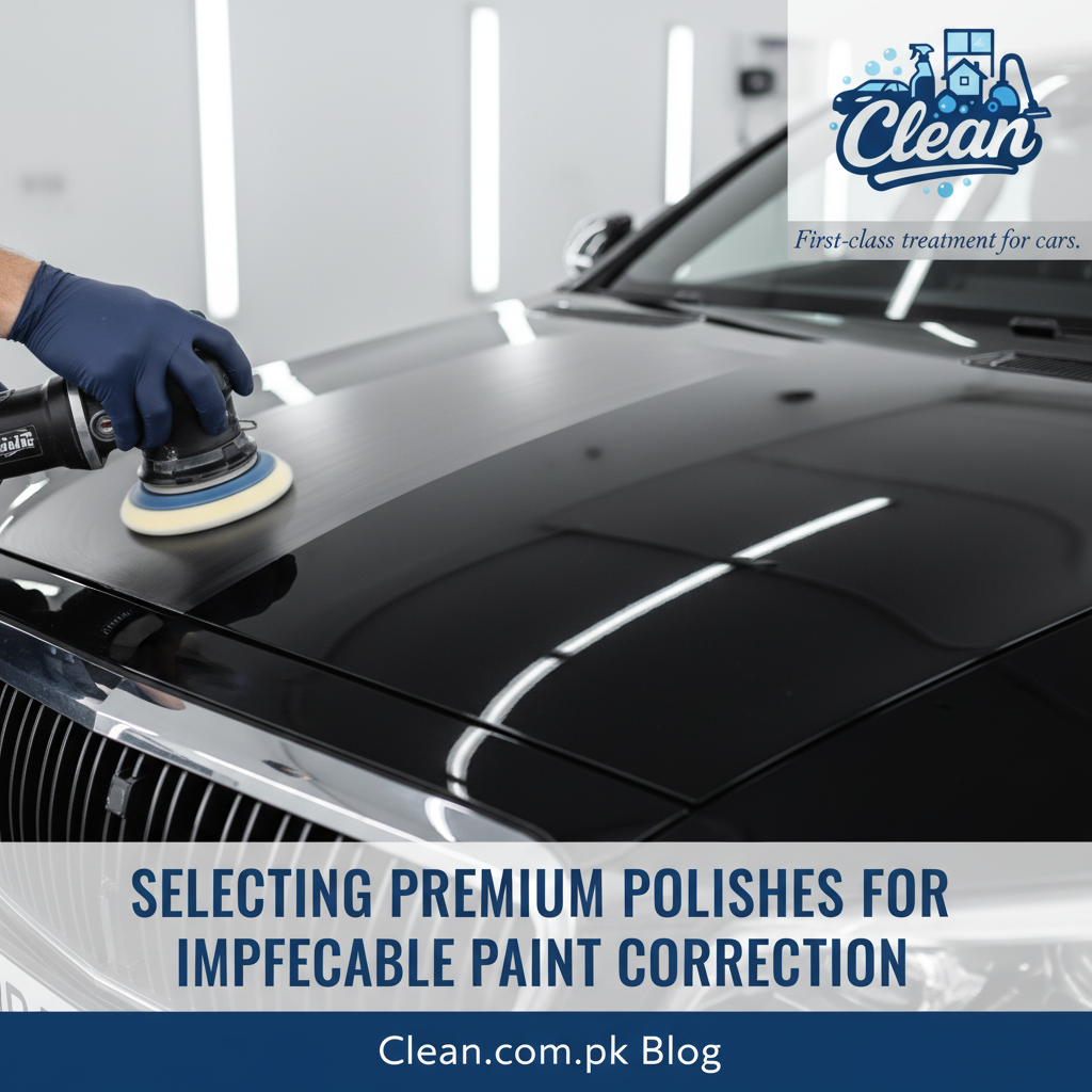 Selecting premium polishes for impeccable paint correction results